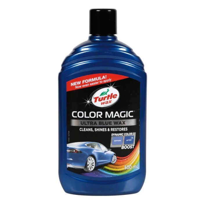 Pasta pentru lustruit caroserii Turtle wax Color Magic 500ml - Albastru Garage AutoRide