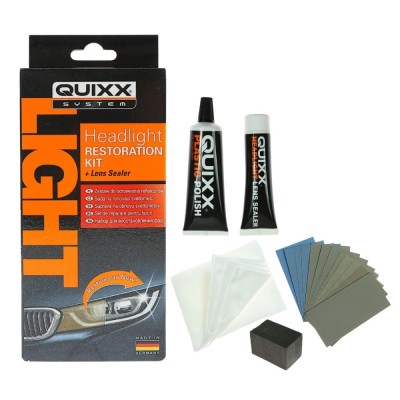 Kit restaurare faruri auto, Quixx Restoration Kit, 5 elemente foto
