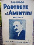 I. G. Duca - Portrete si amintiri, editia IV (1993)