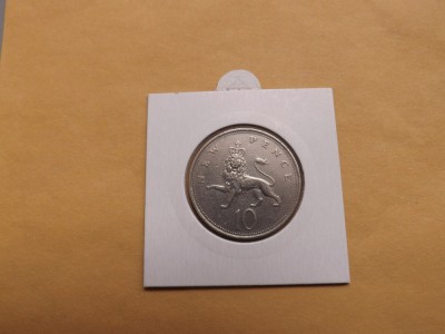 Marea Britanie / Anglia 10 Pence 1969 - Elizabeth II foto