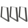 VidaXL Picioare de masă &icirc;n formă de V, 3 buc., antracit, 100x(72-73,3) cm, oțel 4012598