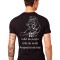 Tricou Negru Barbati - Iubit, urat dar respectat - M