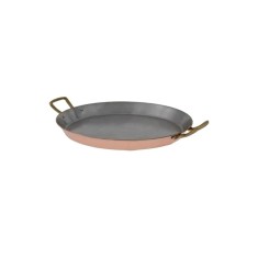 Paellapfanne, Kupferpfanne f&uuml;r Paella - aus Kupfer, 30cm