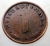 B.114 GERMANIA 1 REICHSPFENNIG 1940 A, Europa, Bronz
