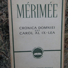 Prosper Merimee - Cronica domniei lui Carol al IX-lea