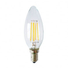 Bec LED CVMORE cu filament lumina calda 4W E14 350 lm - E14.00074