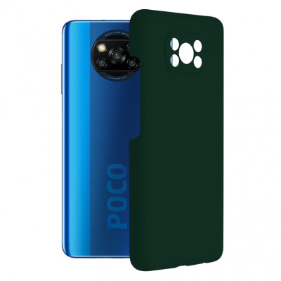 Husa Techsuit Soft Edge Silicon Xiaomi Poco X3 / X3 NFC / X3 Pro - Dark Green foto