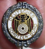 I.311 INSIGNA TIR GERMANIA DEUTSCHER SCH&Uuml;TZEN-BUND 25 argintie