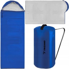 Sac de Dormit tip Mumie sau Pilota 2-in-1 pentru Camping, Impermeabil, Albastru