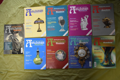 noua numere revista Antichitati Romania 2005-2009 foto