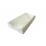 Perna ergonomica Aloe Vera Memory, sustinere exacta pentru gat si cap, husa detasabila, 30x50x10 8 cm, ambalata la geanta