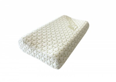 Perna ergonomica Aloe Vera Memory, sustinere exacta pentru gat si cap, husa detasabila, 30x50x10 8 cm foto