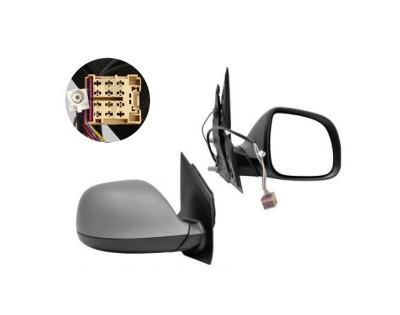 Oglinda exterioara Volkswagen Transporter/Multivan (T6), 04.2015-, Dreapta, reglare electrica; grunduita; incalzita; geam convex; cromat; pliere elec foto