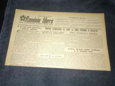 ZIARUL ROMANIA LIBERA 7 IULIE 1951 foto