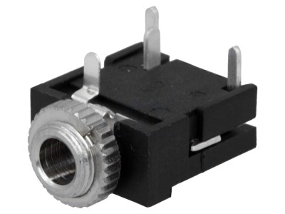 Conector Jack 3,5mm Stereo THT foto