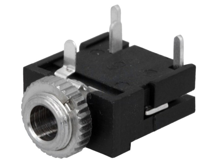 Conector Jack 3,5mm Stereo THT