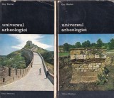 Universul Arheologiei, 2 vol. Guy Rachet, Editura Meridiane, 1977, Biblioteca de Arta, Coperta Brosata, Limba Romana