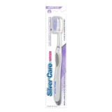 Cumpara ieftin Periuta dinti Silver Care Pharma perii Extra Soft cap interschimbabil din Argint, actiune antibacteriana naturala si continua