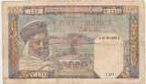 ALGERIA 100 FRANCS 1942 F