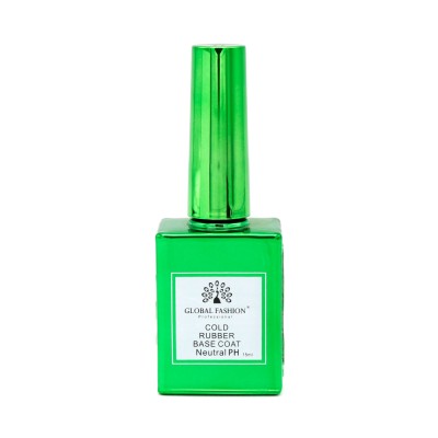 Bază Coat Cold Rubber, Global Fashion, transparenta, 15ml foto