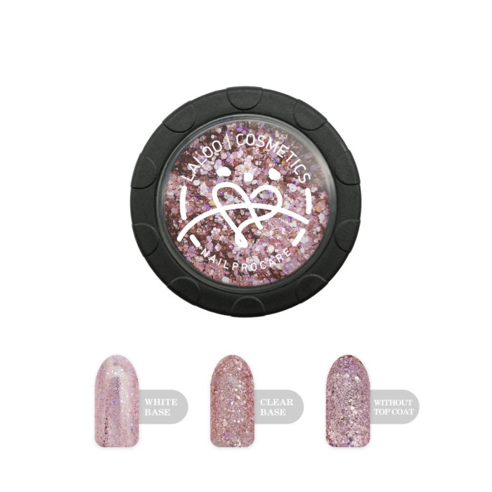 Glitter Roz Pixel effect No.03 Laloo