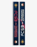 Esarfa (de colectie) meci fotbal FCSB (Steaua) - FEYENOORD ROTTERDAM (Europa League 11.12.2026)-produs oficial