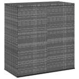 vidaXL Ladă grădină pentru perne, gri, 100x49x103,5 cm, ratan PE 317225