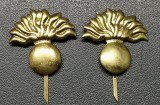 Rom&acirc;nia Semne de arma Infanterie noi aurii