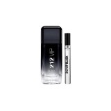 Set cadou Carolina Herrera 212 Vip Black pentru bărbați 100 ml EDP + 100 ml gel de duș