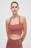 Reebok top de yoga culoarea roz