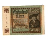 Germania 1922 - 5000 mark, circulat