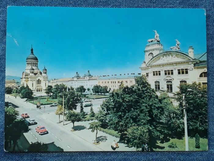 247 Cluj-Napoca - Piata Victoriei / carte postala