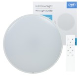 Aproape nou: Plafoniera LED PNI D-Light CL2436D 36W, dimabila, cu telecomanda, rotu