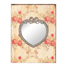 Oglinda de perete Shabby Chic 23 cm x 2 cm x 30 cm