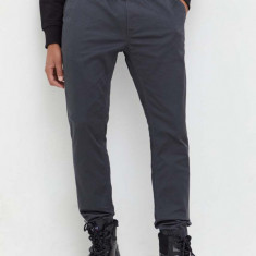 Tommy Jeans pantaloni barbati, culoarea gri