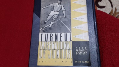 program Turneul Intern. de Juniori 19 -29 04 1962 foto