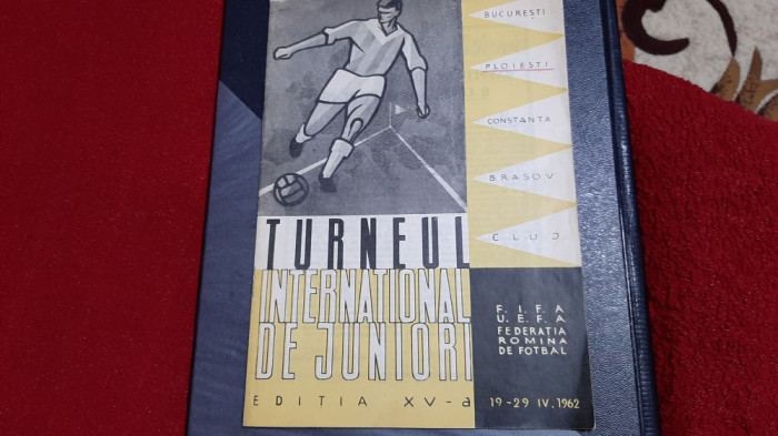 program Turneul Intern. de Juniori 19 -29 04 1962