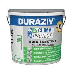 Tencuiala Decorativa Structurata (Scoarta De Copac), Duraziv Clima Protect Cu Kauciuc Tds, 25Kg / Palet 16 Bucati