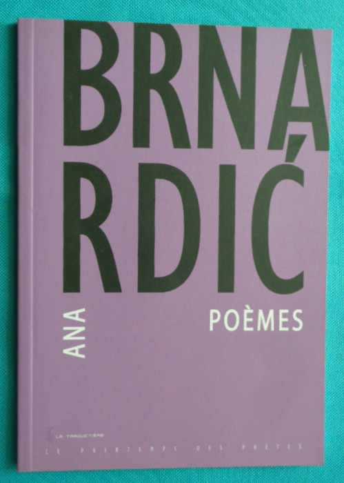 Ana Brnardic &ndash; Poemes