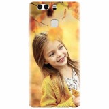 Husa Silicon Personalizata Huawei P9 Plus, Transparenta, Print UV, Foto/Text