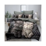 Cumpara ieftin Lenjerie de pat din Bumbac finet cu imprimeu 3D INN1016