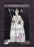 ✅(C41)Gibraltar 2022 &quot;Queen Elizabeth II -Platinum Jubilee &quot; ,nominal 4&pound; , bloc 151, MNH