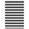 VidaXL Jaluzea tip zebra neagră lățime țesătură 100,9 cm poliester