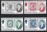 Guernsey 1971 - Timbru pe timbru, Thomas de la Rue, serie neuzata