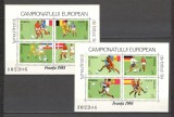 Romania.1984 C.E. de fotbal FRANTA-Bl. YR.786, Nestampilat