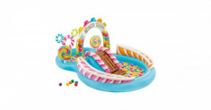 Piscina gonflabila pentru copii Intex Candy Zone- Lumea dulciurilor 295x191x130cm (57149NP) foto