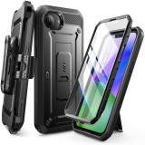 Husa pentru iphone se 4 2025 - supcase unicorn beetle pro - black