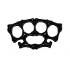 Box Rozeta Autoaparare Ideallstore Bones Negru Otel, 11cm, 30g