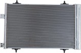 Condensator climatizare AC Citroen C5; Peugeot 407 11, 508, motor: 2.0 HDI, Condensator cu uscator integrat, 570x363x16, Valeo, miez si rezervor din