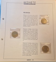 Colectie, set, Monede, America Centrala si de Nord 48 monede, tari in descriere, 3 lei moneda, toate diferite
